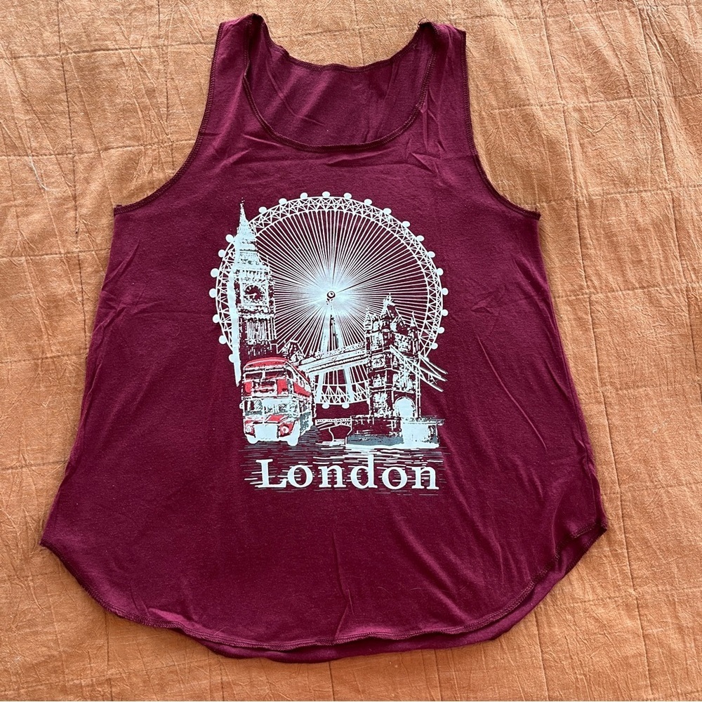 London England Graphic Tank Top